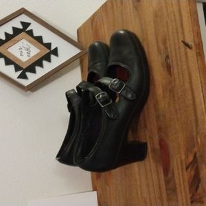 Pre-owned Clark's Women Mary Jane Leather Shoe's